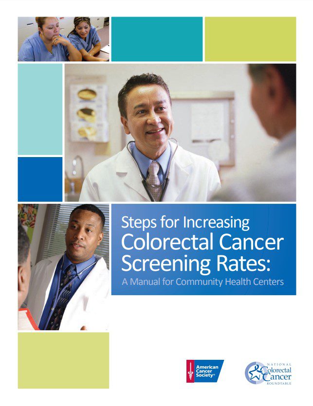 Image for Steps for Increasing Colorectal Cancer Screening Rates: A Manual for Community Health Centers (2014)