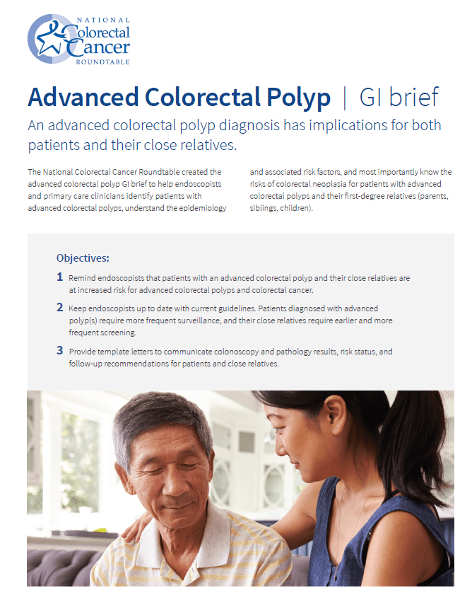 Image for Advanced Colorectal Polyp Brief